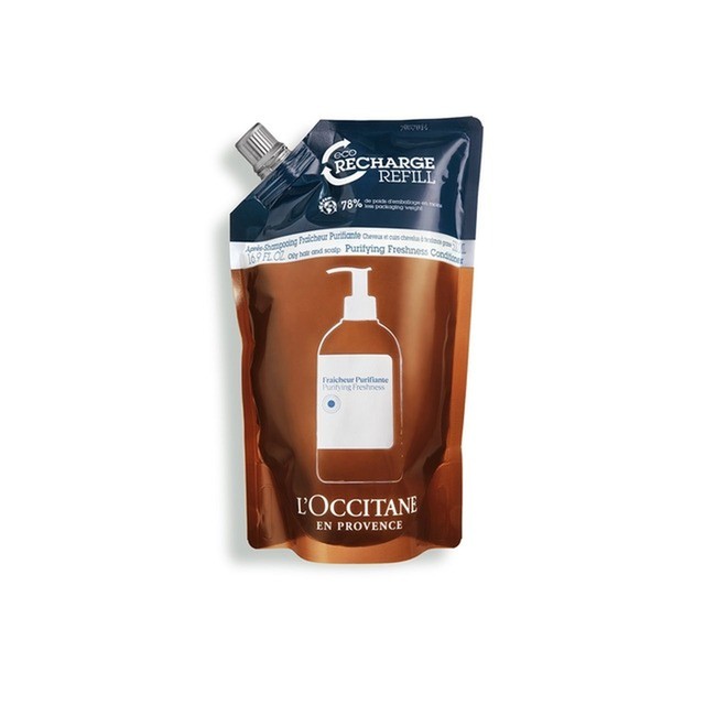 록시땅 [두피쿨링] 퓨리파잉 프레시니스 컨디셔너 리필 500ml 헤어케어 샴푸 린스