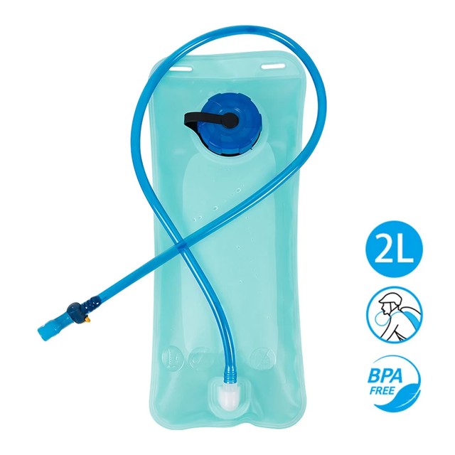2L 식수 가방 야외 배낭 오토바이 캠핑 용품 접이식 하이킹 자전거 대형 자연 하이킹 버킷 Camelback