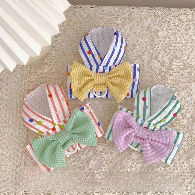 한국식 강아지 목줄 소형견 포메라니안 비숑 셰퍼드 고양이 산책용 하네스 가슴줄 강아지용 애완용품
