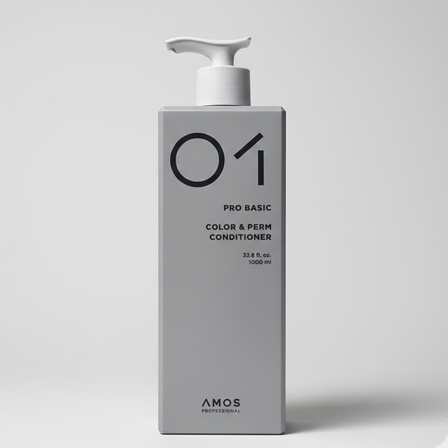 아모스 컬러 앤 펌 솔루션 컨디셔너 1000ml 대용량 미용실추천 염색용