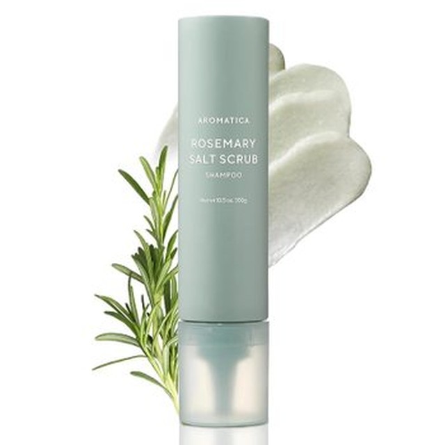[기타] AROMATICA 로즈마리 솔트 스크럽 샴푸 300ml 비 실리콘 두피 스케일링 [ARM-004]