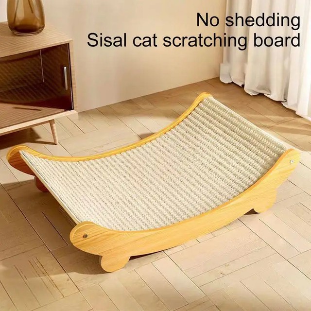 Sisal 고양이 긁는 패드 재사용 가능한 고양이 Scratcher 고양이 스크래치 침대 애완 동물을위한 둥지 잠자는 연삭 작은 중형 대형 고양이