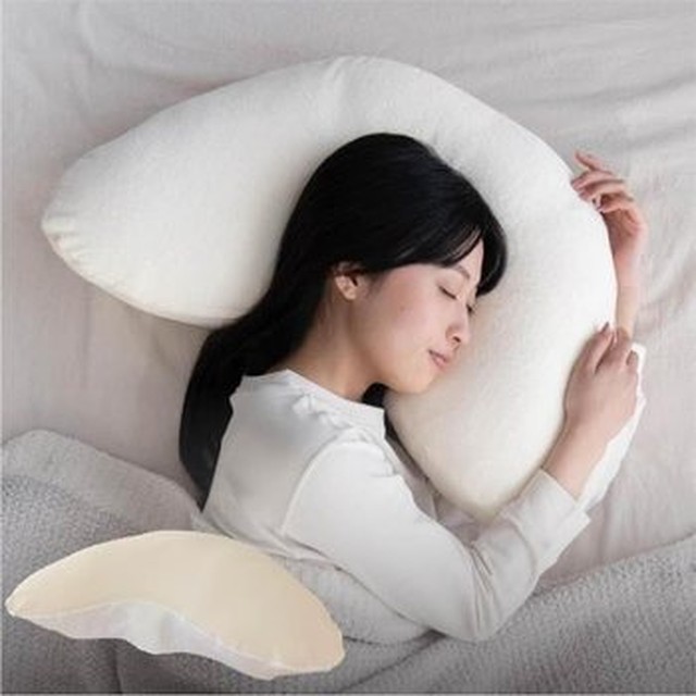 요코네구 옆잠 베개 약 72cm x 43cm 본체만 베개 커버 포함 냉감 소재