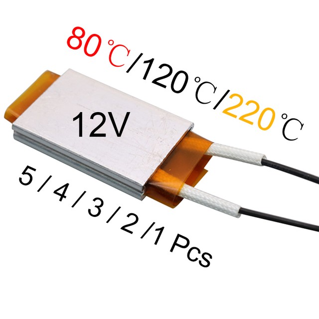 드롭 가열 요소 헤어 드라이어 액세서리 컬러 히터, 섭씨 80-220 도 Ptc 히터, 적용 가능한 미니어처 난방, 12V