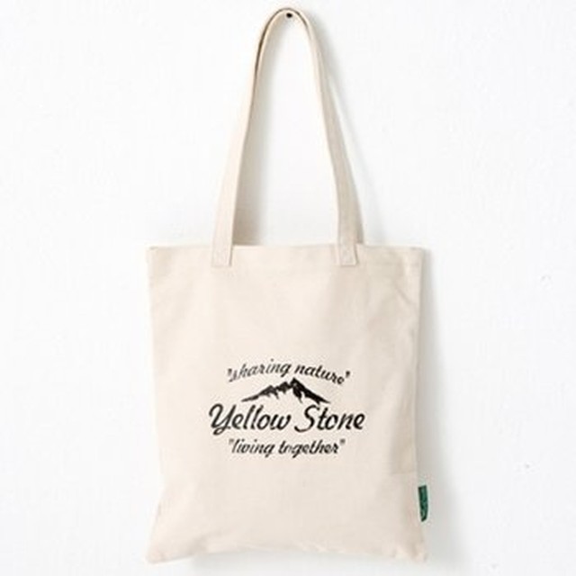 텐바이텐 옐로우스톤 빈티지 에코백 eco bag - ys2015ft 베이지 폰트