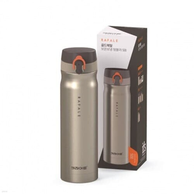 키친아트 라팔 골드메탈 보온 텀블러 500ml