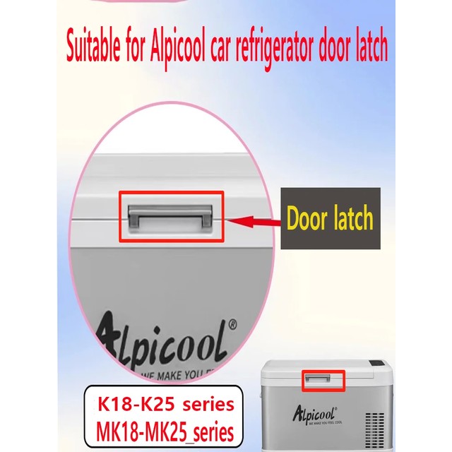 ALPicool 자동차 냉장고에 적합한 냉장고 도어 래치 커버 C25-C75, MK, K, P, Taw, X 및 기타 시리즈 액세서리