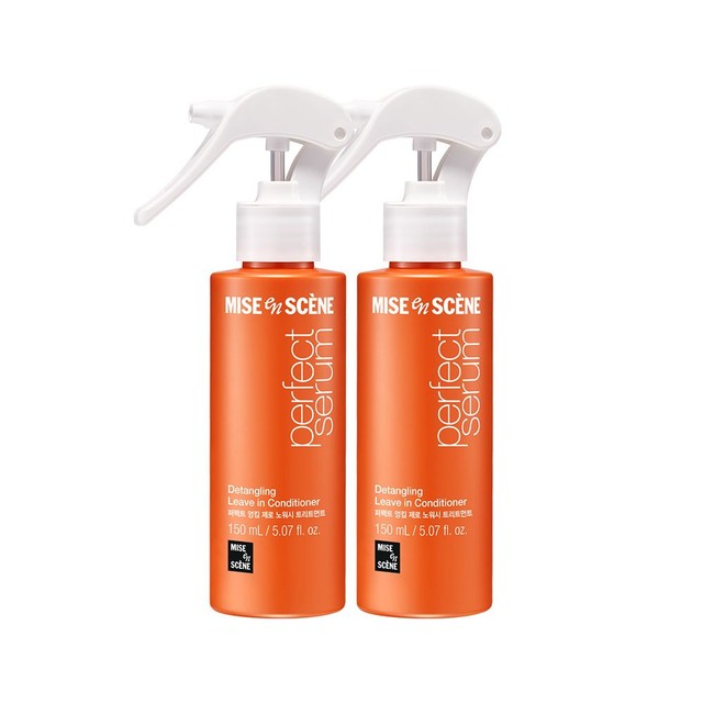 아모레퍼시픽 미쟝센 퍼펙트 엉킴 제로 노워시 트리트먼트 150ML 2개
