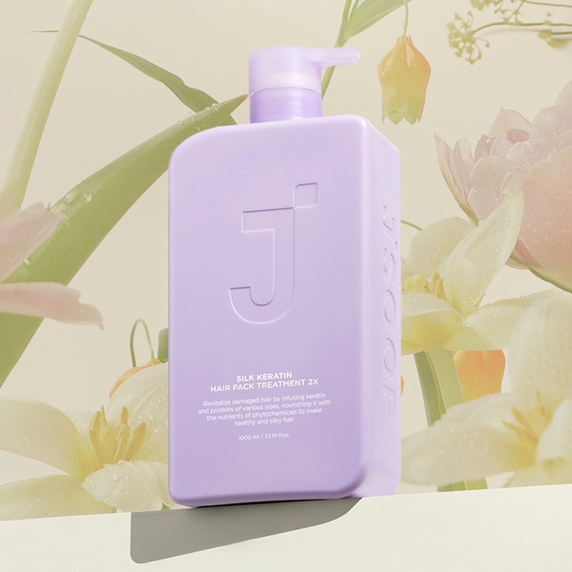 제이숲 실크케라틴 2X 헤어팩 극손상모 컨디셔너 트리트먼트 플로럴향 1000ml