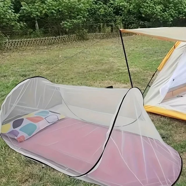 즉시 설치 가능한 아기 모기장, 완전 밀폐형 낙상 방지 휴대용 접이식 아기 침대 모기장, 실내외 어린이 수면망