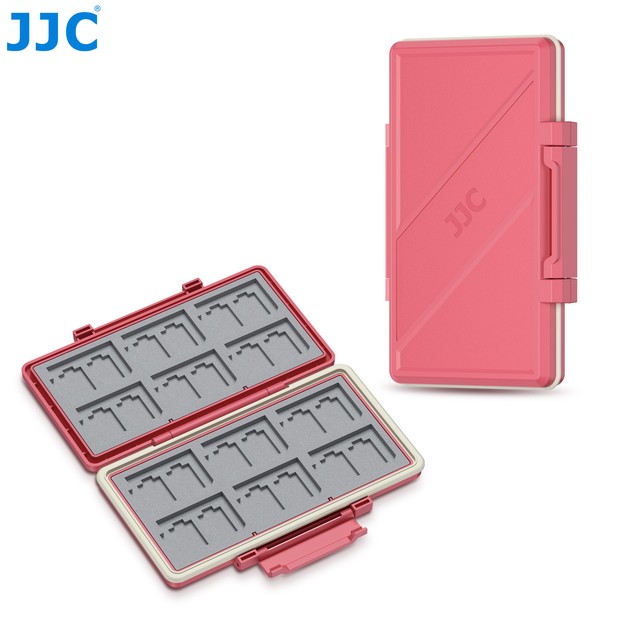 JJC 36 슬롯 메모리 카드 케이스 방수 메모리 카드 지갑 (24개 마이크로 SD SDXC SDHC TF 카드 및 12개 SD SDXC SDHC 카드 수납 가능)