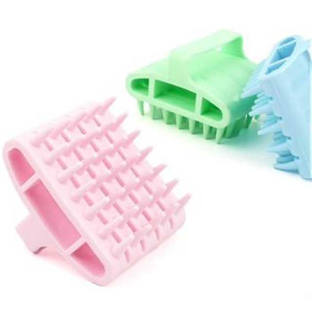 [셀러허브] 실리콘 두피마사지기 1p 헤어 샴푸 머리지압기 쿨링기 (S51071379)[이마트몰] [51071379]