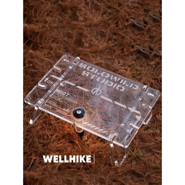 미니 아크릴 커피 테이블 야외 캠핑 휴대용 접이식 테이블 WELLHIKE IGT 테이블 안뜰용 소형 레저 가구