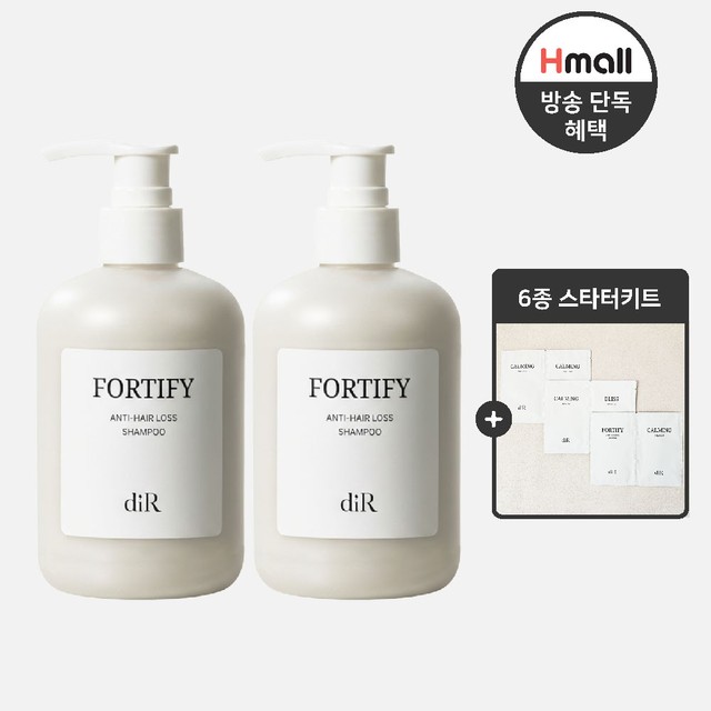 [Hmall단독] 탈모관리 – 디알 포티파이 샴푸 카페인 바이오틴 탈모완화 지성샴푸 300ml x 2개