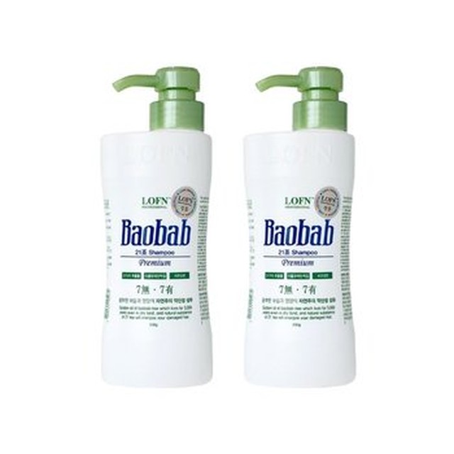 [기타] 로픈 바오밥 프리미엄 21차 약산성(건성)샴푸 500g 2개[이마트몰]