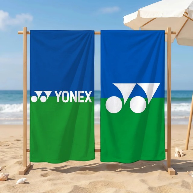 패션 Y-Yonex-S 타월 스포츠 퀵 드라이 여행 캠핑 모래 방지 소프트 라이트 대형 비치 타월
