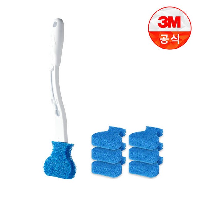 3M 크린스틱 변기청소 핸들+리필 7입