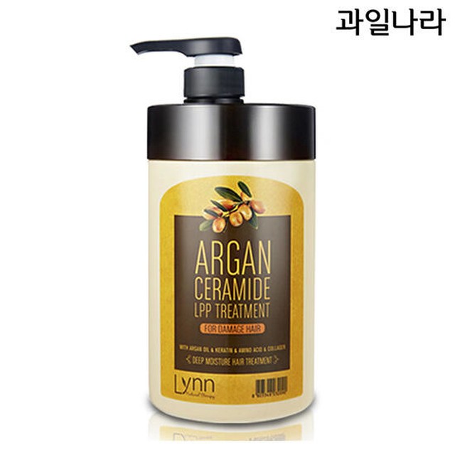 과일나라 아르간 세라마이드 LPP 트리트먼트 헤어팩 1000ml 손상모 단백질 영양 케어