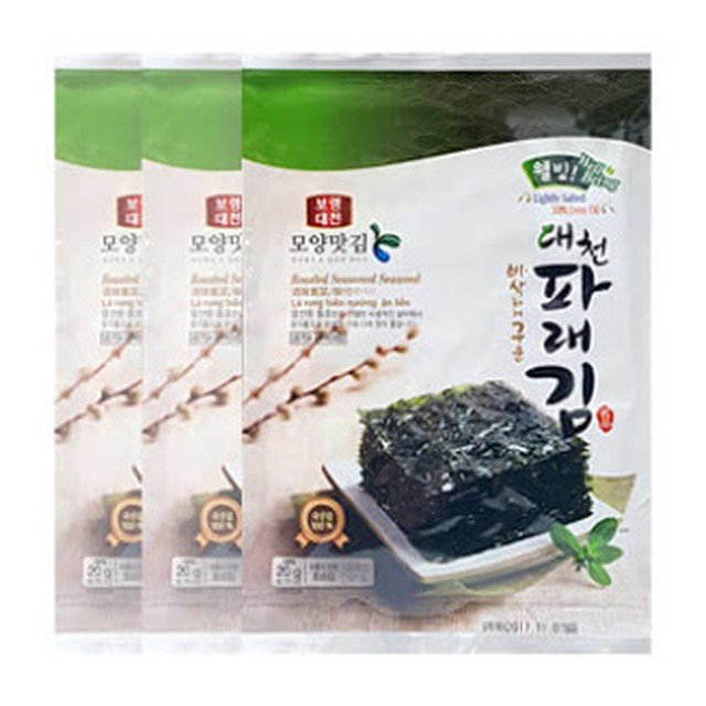 [우체국쇼핑]대천 모양맛김 바삭하게 구운 대천파래김(전장김) 5매*10봉