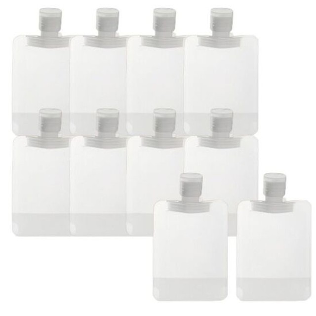 [하프클럽/알티피아]여행 샴푸 로션 손세정제 소분 50ml 투명파우치 10pcs