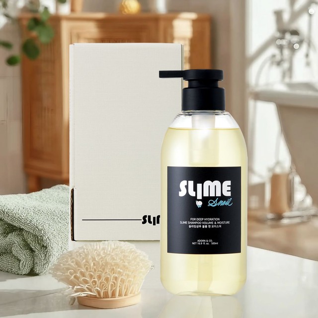 어던앤코 슬라임 모이스처 볼륨 샴푸 500ml 건성 가려운 두피 유수분 밸런스 샴푸