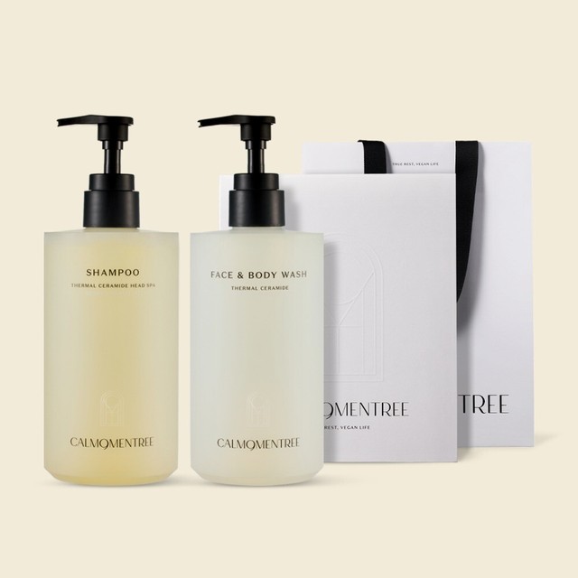 캄모멘트리 떼르말 헤드스파 정수리 샴푸 민감성 바디워시 세트 500ml 500ml