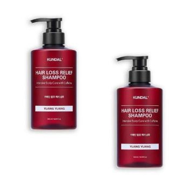 [셀러허브] 쿤달 카페인 탈 모샴푸 일랑일랑 500ml x 2개 향기로운 촉촉한 모발 영양공급 두 (S41300499A)[이마트몰] [41300499]