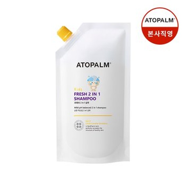 [아토팜] 키즈 프레쉬 2in1 샴푸 400ml 리필 [민감한 우리아이 두피를 위한 저자극 샴푸]