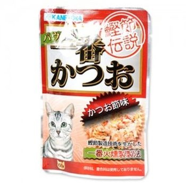가다랑어 캣파우치 카네토라 고양이 간식 60g 묘묘 습식사료 WFPNE7C