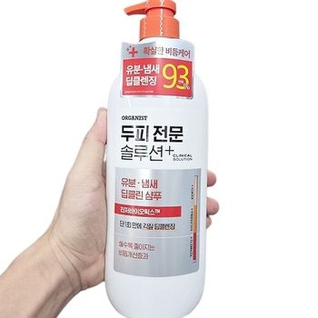 [기타] 오가니스트 클리니컬 솔루션 유분냄새 딥클린 약산성 비듬 샴푸 660ml x 1개[이마트몰]