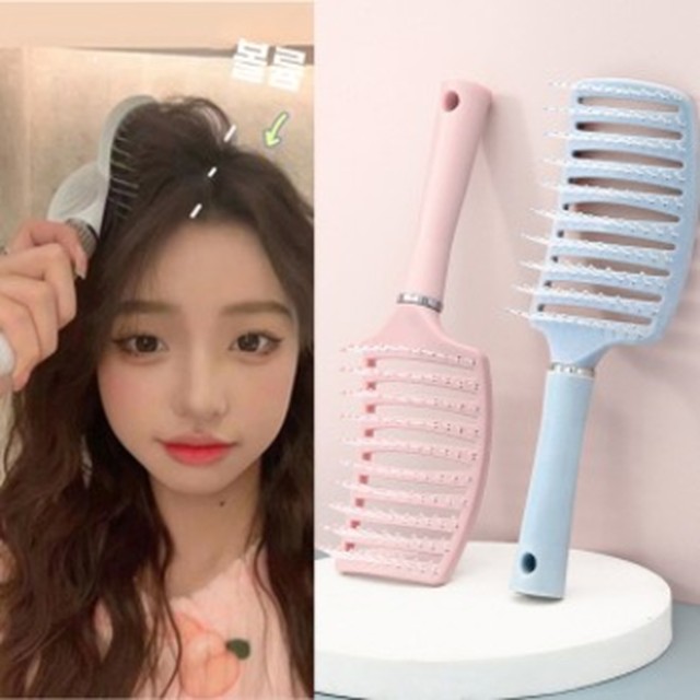 [텐바이텐] 헤어 뿌리 볼륨업 브러쉬 빗 헤어브 브러쉬빗 뷰티 용품 볼륨업브 볼