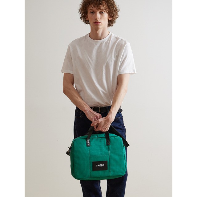 씨네드 Paulin Laptop Bag - REAL GREEN 숄더백