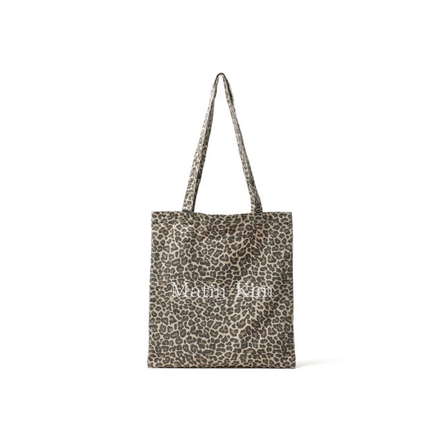 마뗑킴 MATIN LEOPARD ECOBAG IN MIX 에코 캔버스백 에코백