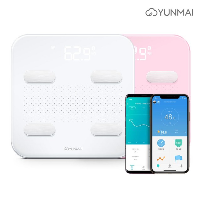 윈마이 YUNMAI S color2 스마트 인바디 체중계 충전형