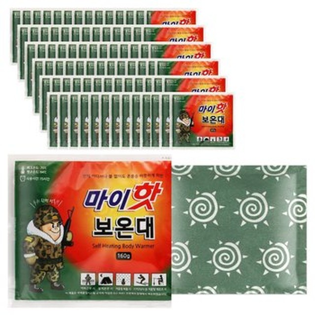 엔터골프 대용량 핫팩 26년 마이핫 보온대 160g 120개 [핫팩 26년 마이핫 보온대 160g 120개]