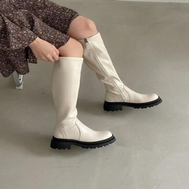 레인부츠 장화 부츠 미들 통굽 여성 여름 심플 장마 장마철