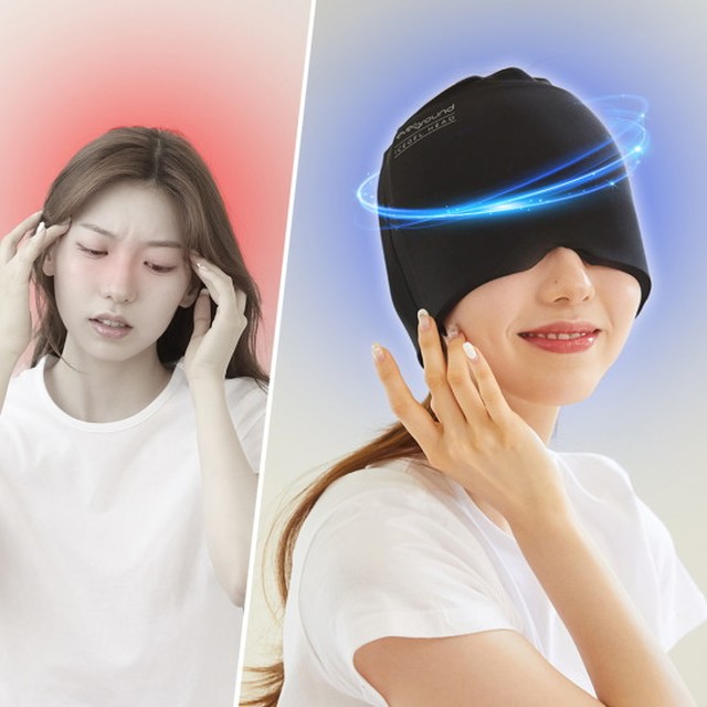 에버그라운드 아이스젤 비니 아이스모자 머리 쿨링팩 얼굴 두피열 냉찜질팩 얼음찜질 온찜질