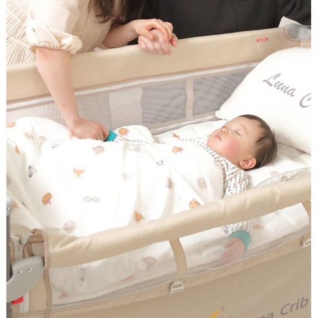 몽슈레 루나크립 꿀잠 아기침대