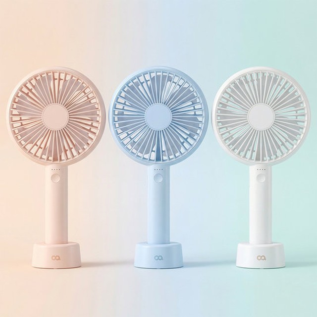 오아 라운드핸디맥스 휴대용 초강력 무선 미니 손 선풍기