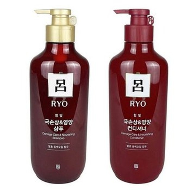 [아모레퍼시픽] TBZ 려 함빛 극손상 영양케어 550ml 샴푸컨디셔너세트 2종-WFMVET7