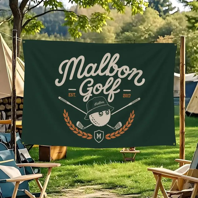ashion Golf MALBON 플래그 방, 침실, 집, 야외, 벽걸이, 콘서트 프린트, 아트 배너용 플래그