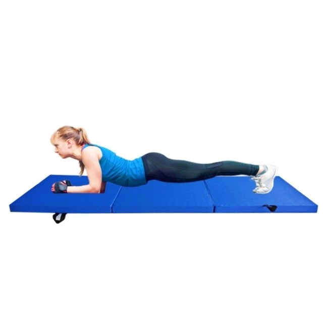 접이식 요가 매트 두꺼운 다기능 요가 매트 방수 미끄럼 방지 피트니스 매트 가죽 휴대용 스포츠 장비