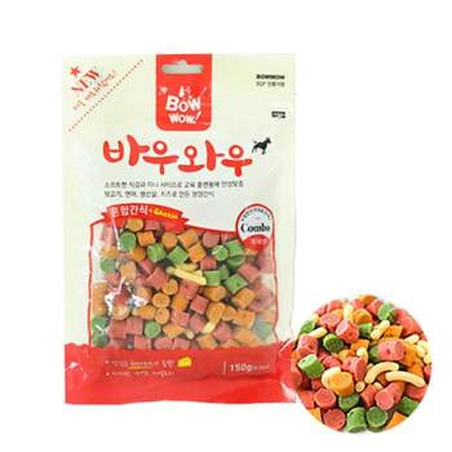 바우와우 혼합간식 150g (강아지 간식) WFQ6CZA