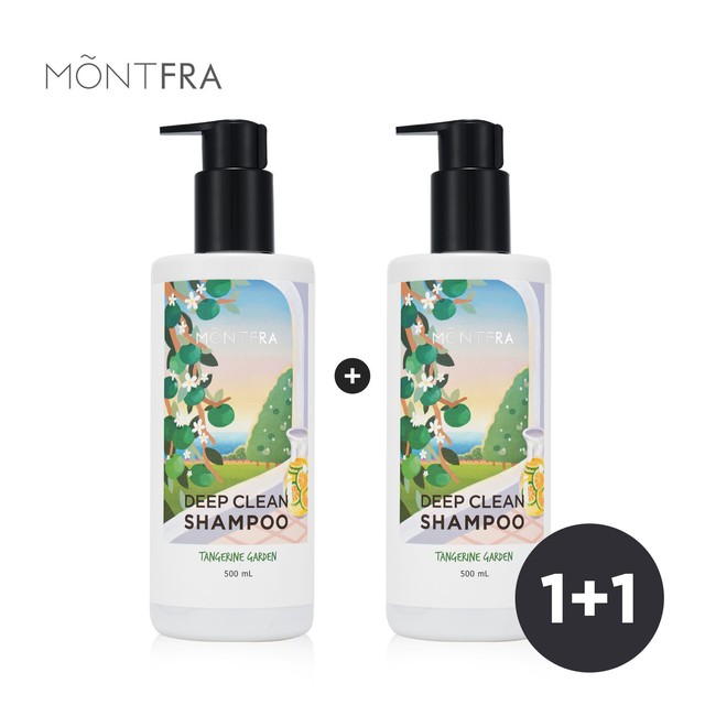 [몽프라] 1+1 사춘기 초등학생 청소년 두피 냄새 딥클린 샴푸 500ml