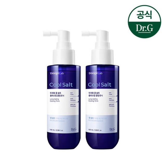 닥터지 두피랩 쿨 솔트 롱라스팅 쿨링 토닉 100ml 2개