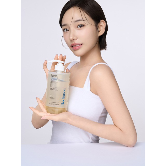 바디언스/클리어스윔 수영장 올인원 염소제거 약산성 대용량 원스텝 수영 샴푸 750ml/헤어케어 샴푸/린스
