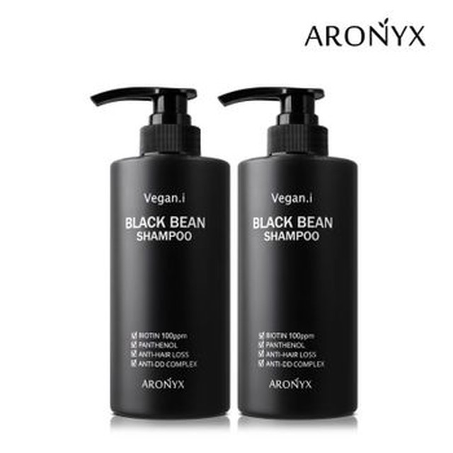 [NS홈쇼핑] 아로닉스 비건아이 블랙빈 샴푸 500mlx2개[35862258][이마트몰] [상품상세 참고]