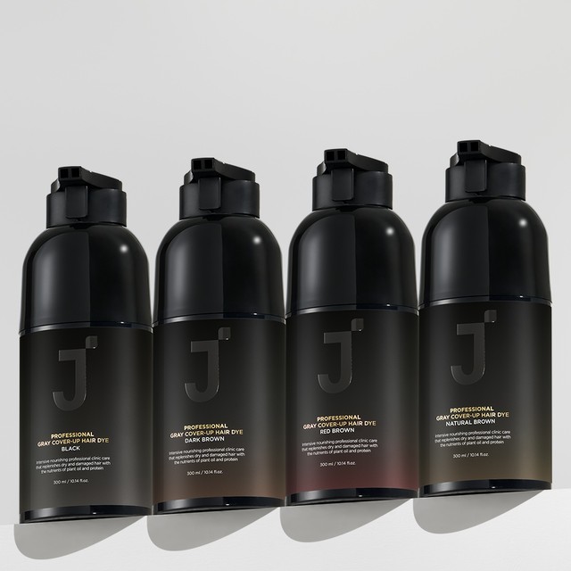 제이숲 프로페셔널 셀프 새치 커버 염색약 저자극 샴푸염색 300ml – 옵션 4개 택1