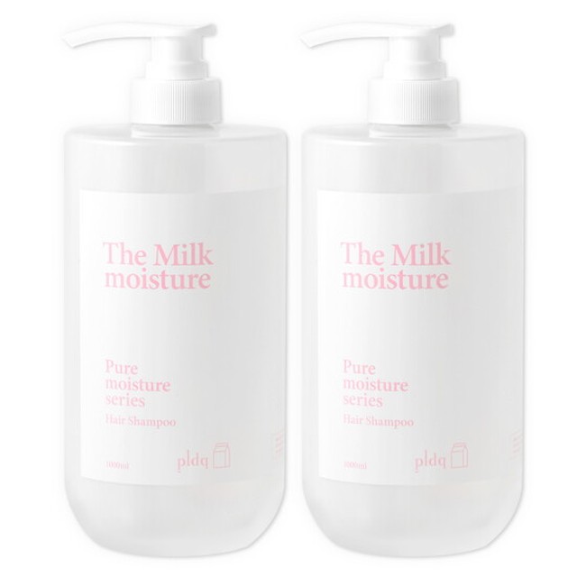 피엘디크 더 밀크 모이스처 샴푸 1000ml 2개 저자극 약산성 대용량