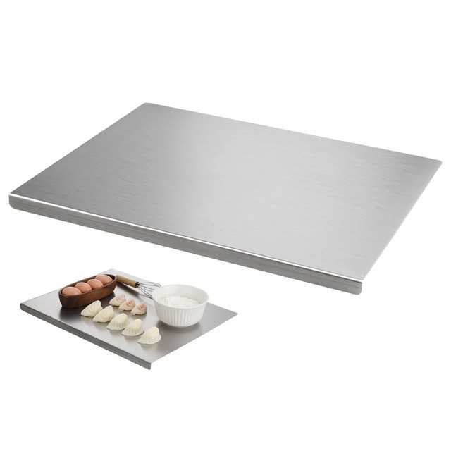 70CM 스테인레스 스틸 도마 주방 조리대 가장자리 보호대 도마 제과용 사각 접시 도마
